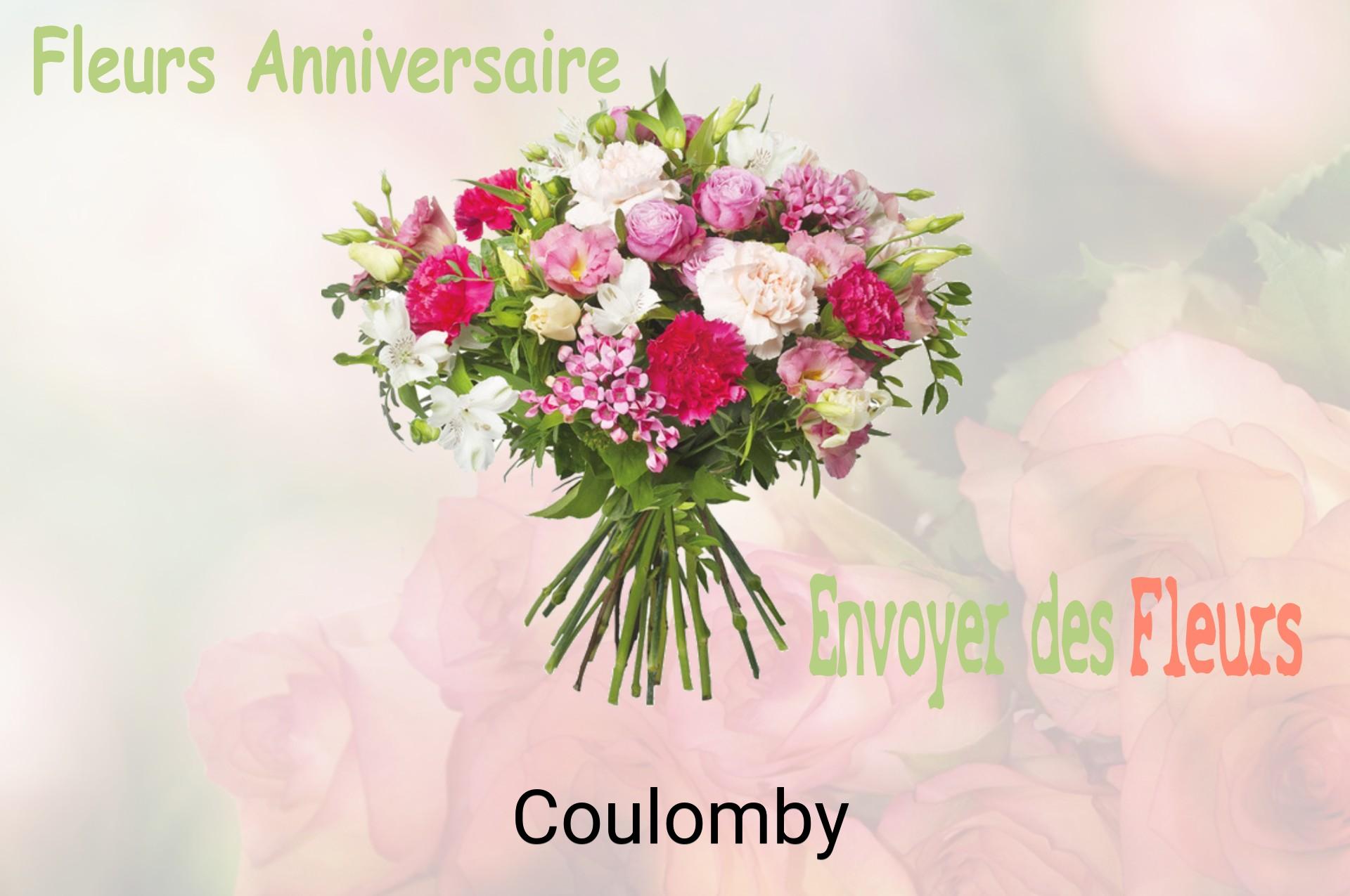 Bouquet de fleurs d’anniversaire livré à Coulomby