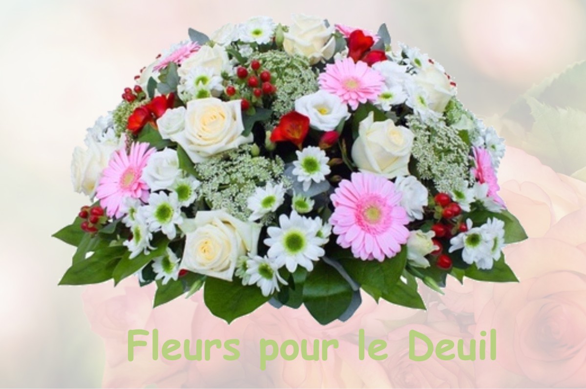 fleurs deuil COULOMBY